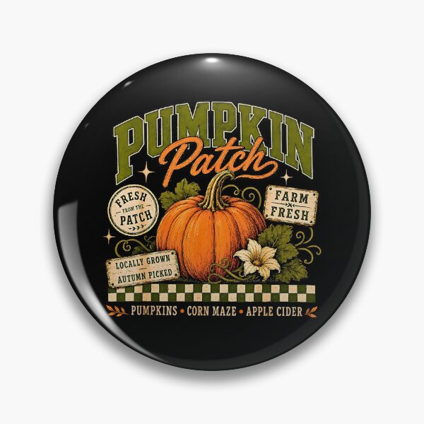 Item preview, Vintage Farm Fresh Pumpkin Patch Fall Season designed and sold by NinigFox.