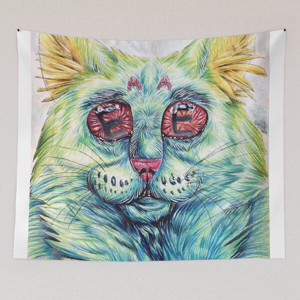 Item preview, Cat with Eeyes designed and sold by Camix-GirARTS.