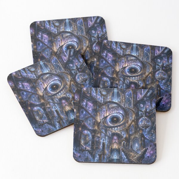 Item preview, The Impossible Cathedral – Surreal Cosmic Architecture Illusion designed and sold by NebulaRiotStudio.