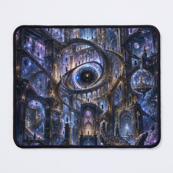 Item preview, The Impossible Cathedral – Surreal Cosmic Architecture Illusion designed and sold by NebulaRiotStudio.