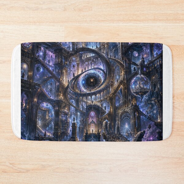 Item preview, The Impossible Cathedral – Surreal Cosmic Architecture Illusion designed and sold by NebulaRiotStudio.