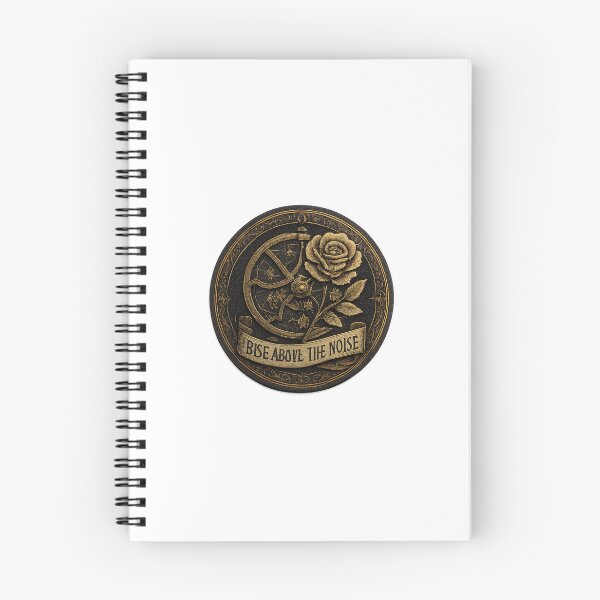 Item preview, Realistic Brass Astrolabe and Cosmic Rose Crest Emblem Art designed and sold by MosgYga.
