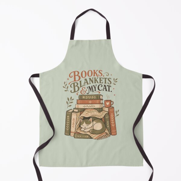 Item preview, Books, Blankets, and My Cat designed and sold by Caring Hearts.