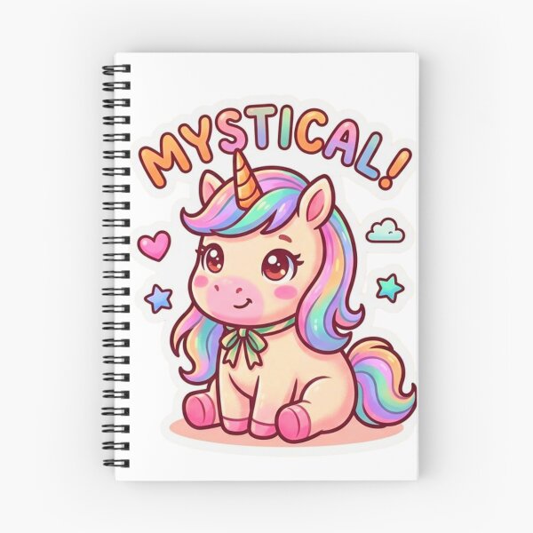 Item preview, Mystical Cute Unicorn Kawaii Cartoon | Rainbow Fantasy Magic Sticker designed and sold by ExploreAura Studio.