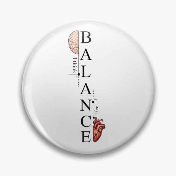 Item preview, Balance Between Mind and Heart. designed and sold by OskarTrendz.