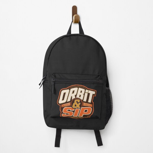 Item preview, Retro Coffee & Space badge Design - 'Orbit & Sip' Quote designed and sold by Jaani-T.