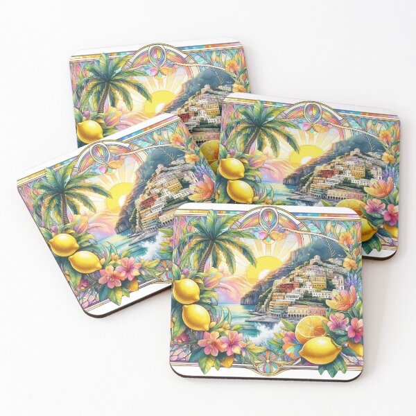 Item preview, Positano in Glass, Blossoms, and Lemons designed and sold by EdicrisR.