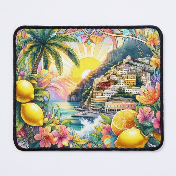 Item preview, Positano in Glass, Blossoms, and Lemons designed and sold by EdicrisR.