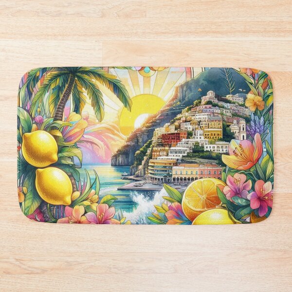 Item preview, Positano in Glass, Blossoms, and Lemons designed and sold by EdicrisR.