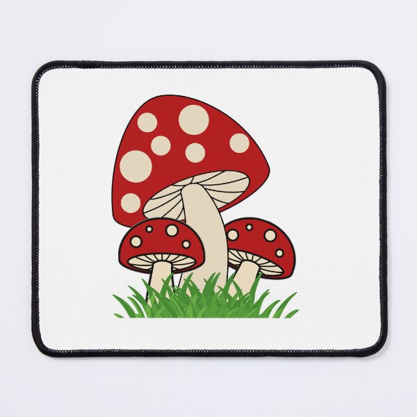 Item preview, Red Mushroom Toadstool Illustration Art designed and sold by NUSUSDREAM.