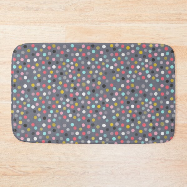 Item preview, Midmod Woven Texture Polka Dots designed and sold by Christine Philbrick.