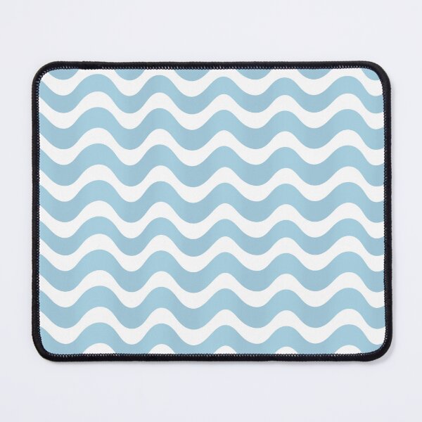 Item preview, Light blue wave pattern  designed and sold by Pattern Petals.
