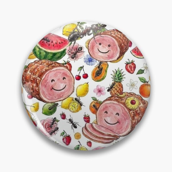Item preview, Happy Hams with Fruit designed and sold by GemmasGems.