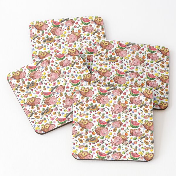 Item preview, Happy Hams with Fruit designed and sold by GemmasGems.