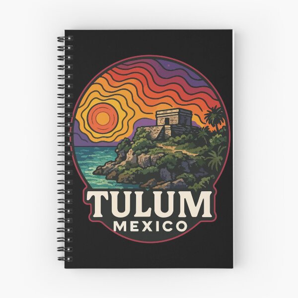 Item preview, Tulum Mexico Mayan Ruins Trippy Travel designed and sold by TomFrontierArt.