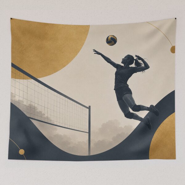 Item preview, Volleyball Essence - woman - 01 designed and sold by AcornAndPebble.