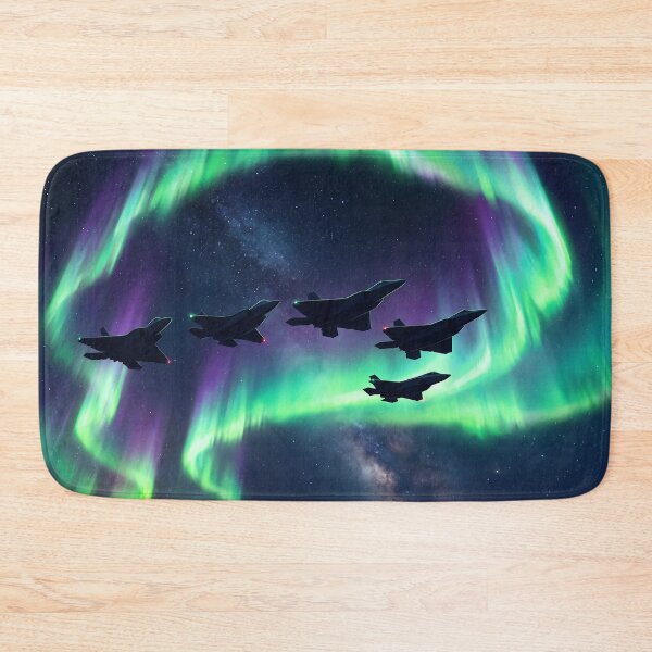Item preview, Fighter Jets Northern Lights Aurora designed and sold by Design-Illusi0n.