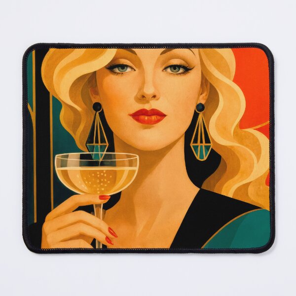 Item preview, Wall Art - Postcard - Deco Glamour Toast designed and sold by ForeverPrintsOK.
