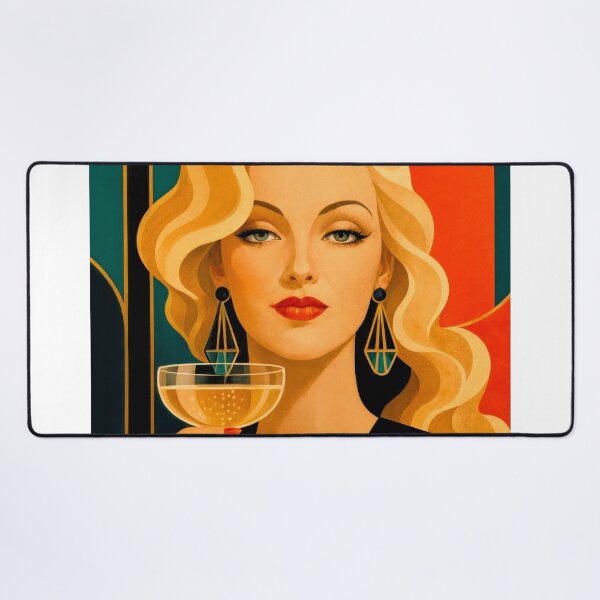 Item preview, Wall Art - Postcard - Deco Glamour Toast designed and sold by ForeverPrintsOK.