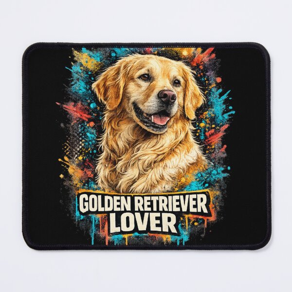 Item preview, Golden Retriever Lover Graffiti Dog Portrait designed and sold by Tobull.