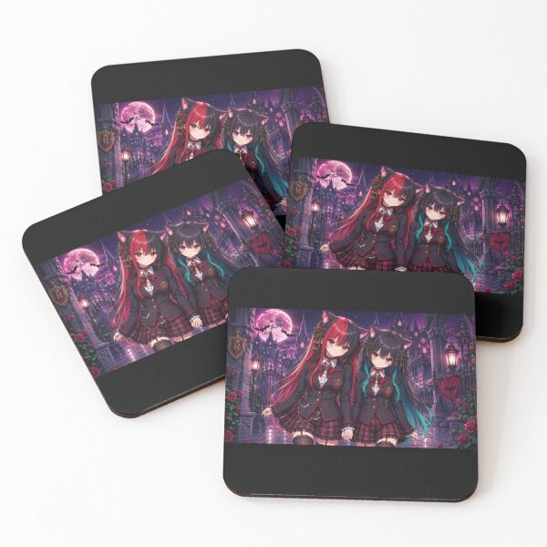 Item preview, Vampire School Girls Gothic Anime designed and sold by Revyra Design .