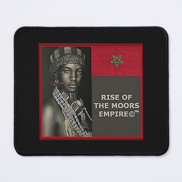 Item preview, Mu’ur (UM) Empire™ al-Benhadiel©™ design, I M oor, black background designed and sold by HardyKnitDesign.