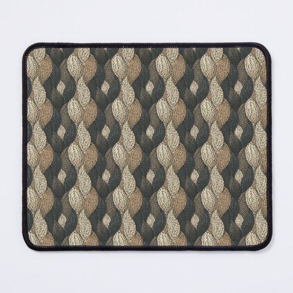 Item preview, Woven Foliage Haven: Textured Knit Leaf Seamless Print designed and sold by TJ Art and Camera.