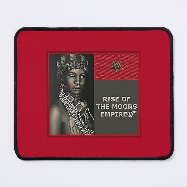 Item preview, Mu’ur (UM) Empire™ al-Benhadiel©™ design, I M oor, red background designed and sold by HardyKnitDesign.