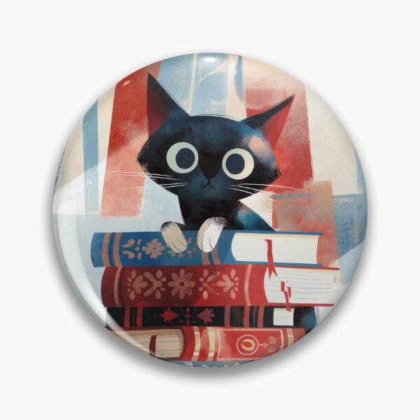 Item preview, Bookish Black Cat Tower designed and sold by Dusk Atelier.