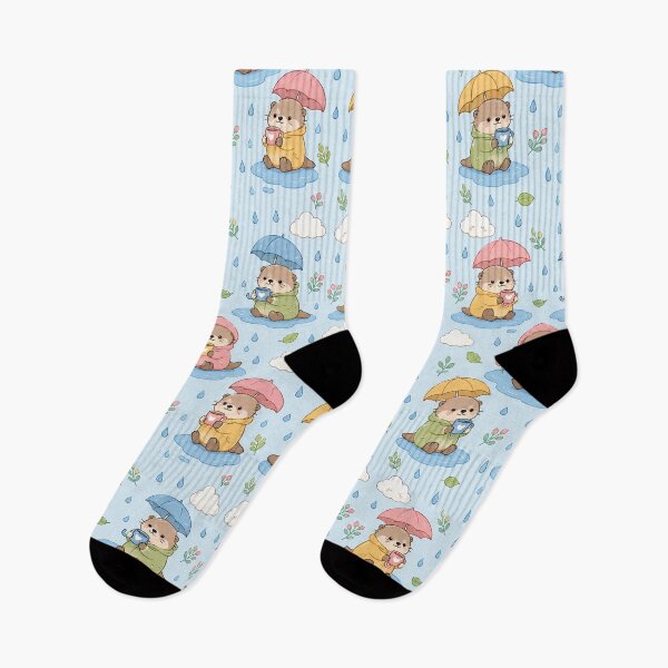Item preview, cute otter pattern designed and sold by Soft Berry Studio.