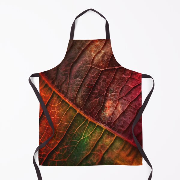 Item preview, Fiery Red Autumn Leaf Macro Photography designed and sold by WitchyBotanicaArt.
