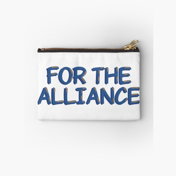 Item preview, For The Alliance Gaming Quote Typography Art Decal designed and sold by alexmaushaus.