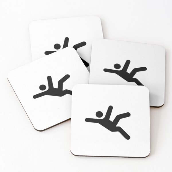 Item preview, Falling Person Icon Design designed and sold by LunarDistrict.