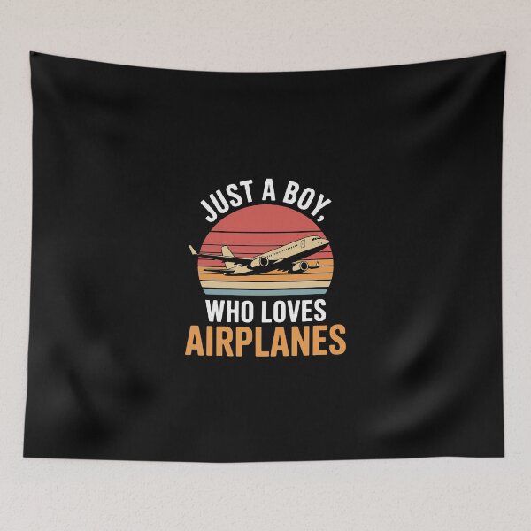 Item preview, JUST A BOY WHO LOVES AIRPLANES designed and sold by jkrphoto.