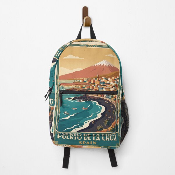 Item preview, Puerto de la Cruz Vintage Travel Poster designed and sold by Bomax121.