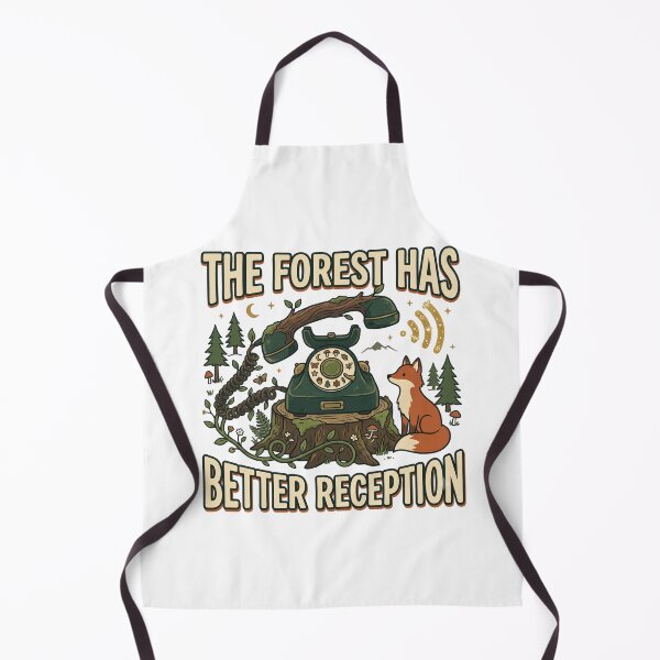 Item preview, Forest Has Better Reception Retro Telephone designed and sold by WonderLayer.