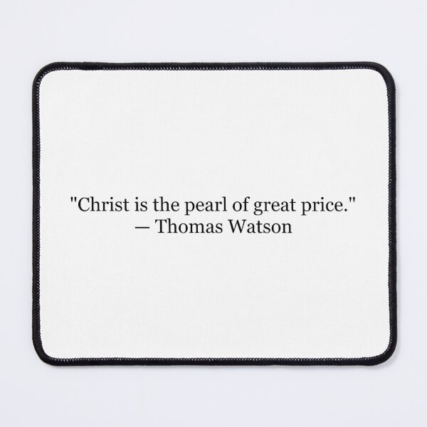 Item preview, Christ Is the Pearl of Great Price | Thomas Watson Quote Print | Christian Literary Wall Art designed and sold by The Prose Atelier.