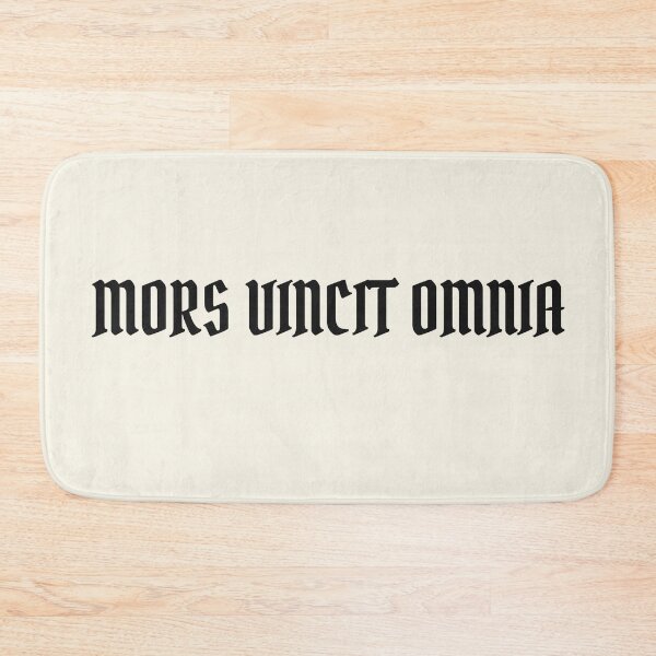 Item preview, Mors Vincit Omnia | Death Conquers All | Gothic Latin Quote designed and sold by semenol.