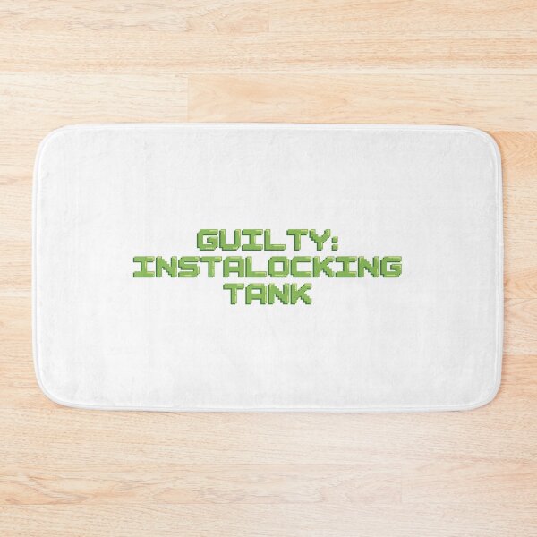 Item preview, Guilty: Instalocking Tank Gaming Quote Pixel Art Decal designed and sold by alexmaushaus.