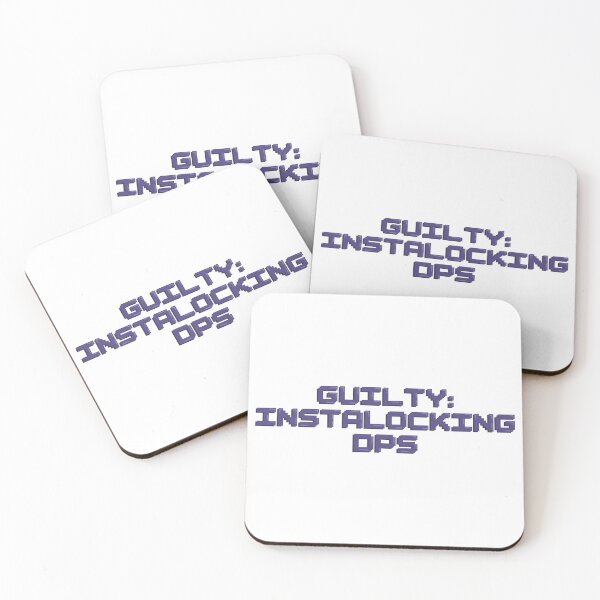Item preview, Guilty: Instalocking DPS Gaming Quote Pixel Art Decal designed and sold by alexmaushaus.