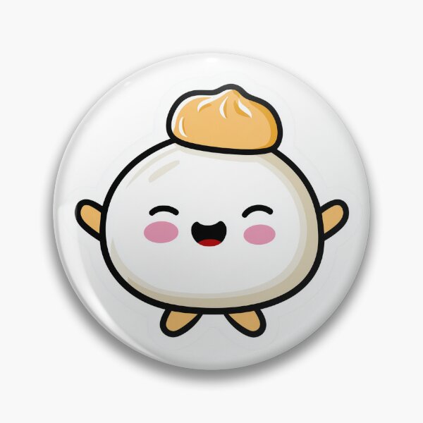 Item preview, Cute Bao Bun Kawaii Dumpling Foodie designed and sold by StickerMan17.