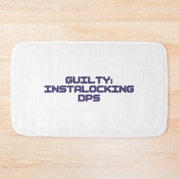 Item preview, Guilty: Instalocking DPS Gaming Quote Pixel Art Decal designed and sold by alexmaushaus.