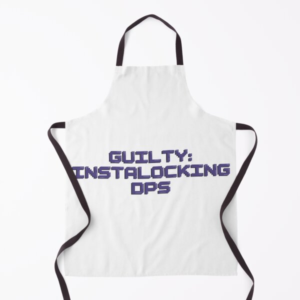 Item preview, Guilty: Instalocking DPS Gaming Quote Pixel Art Decal designed and sold by alexmaushaus.