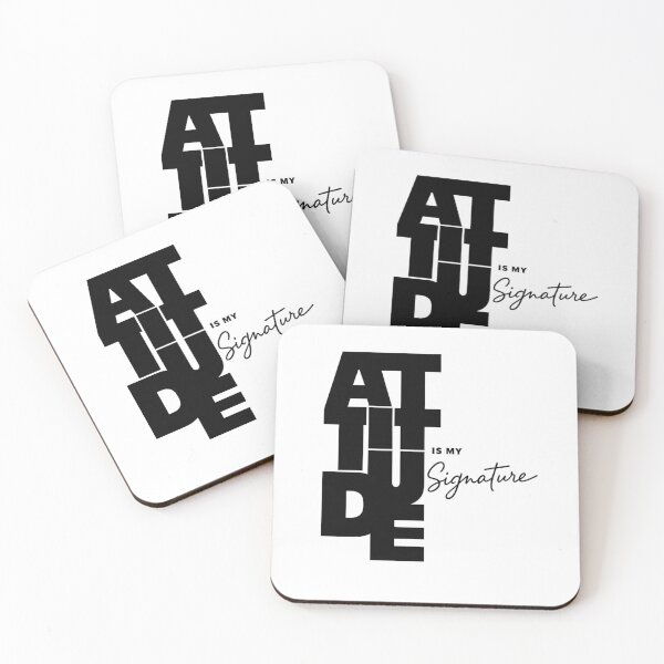 Item preview, ATTITUDE IS MY SIGNATURE. designed and sold by OskarTrendz.