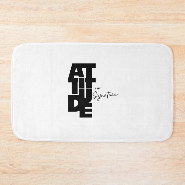 Item preview, ATTITUDE IS MY SIGNATURE. designed and sold by OskarTrendz.
