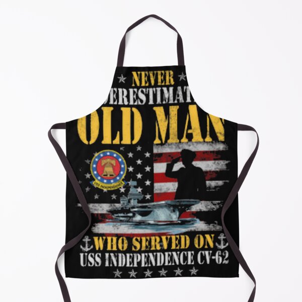 Item preview, Never Underestimate An Old Man Uss Independence Cv designed and sold by Whatanartz.
