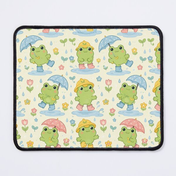 Item preview, Cute Frog Spring Rain Boots Pattern | Cozy Kawaii Rainy Day designed and sold by Soft Berry Studio.