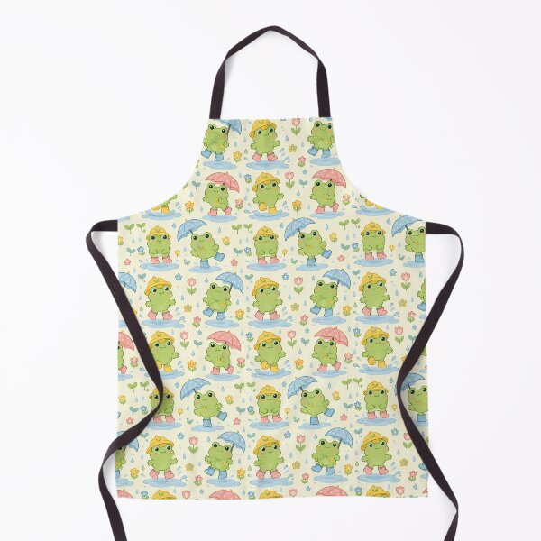 Item preview, Cute Frog Spring Rain Boots Pattern | Cozy Kawaii Rainy Day designed and sold by Soft Berry Studio.