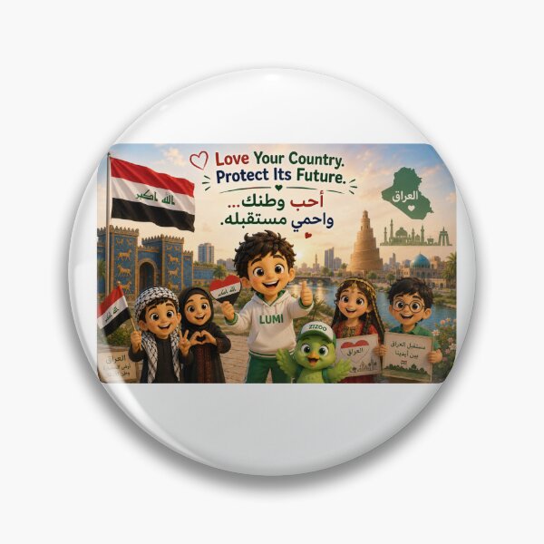 Item preview, Lumi Loves Iraq – Every Child Protects the Future designed and sold by LumivaraGallery.