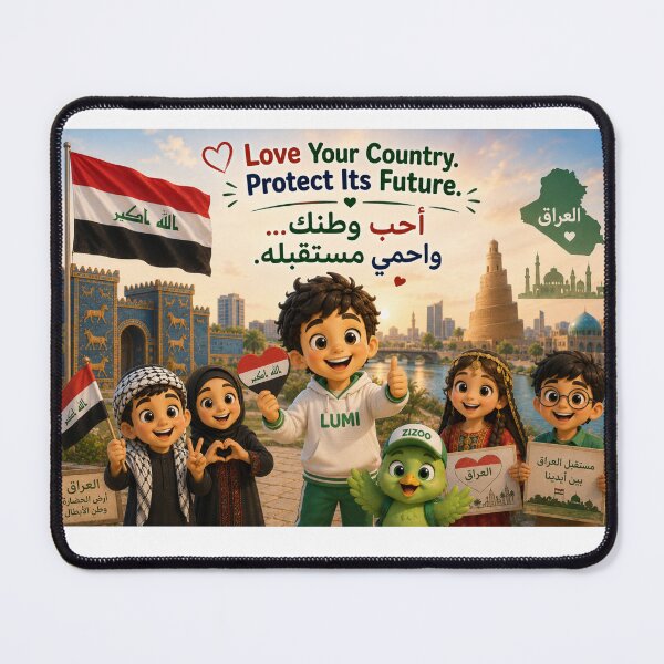 Item preview, Lumi Loves Iraq – Every Child Protects the Future designed and sold by LumivaraGallery.